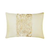 Vintage Ivory Love - Art Silk Ivory Decorative Lumbar Pillow Cover