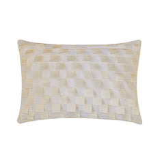 White Harmony - Faux Suede White Decorative Lumbar Pillow Cover