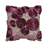 Wine And Roses - Vine Art Silk Decorative Euro Sham