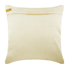 Ageing Copper Foil - Ivory Art Silk Throw Pillow Cover