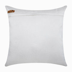 Alchemy - White Art Silk Decorative Euro Sham