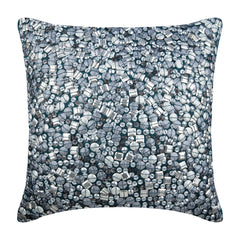 Antique Silver Treasure Pillow Cover
