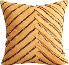 Beige Crystalline Euro Sham