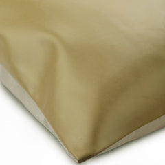 Better Half Matte Gold - Matte Gold Faux Leather Decorative Euro Sham