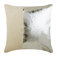 Better Half Silver Pillow Cover