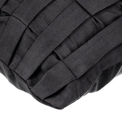Black Love Tune - Black Suede Decorative Euro Sham