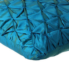 Blue Compatible - Blue Taffeta Decorative Euro Sham