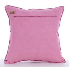 Born 2 Party - Hot Pink Faux Leather Throw Pillow Cover
