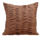 Brown Wind Folds Euro Sham