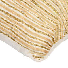 Burning Gold Silk Decorative Euro Sham