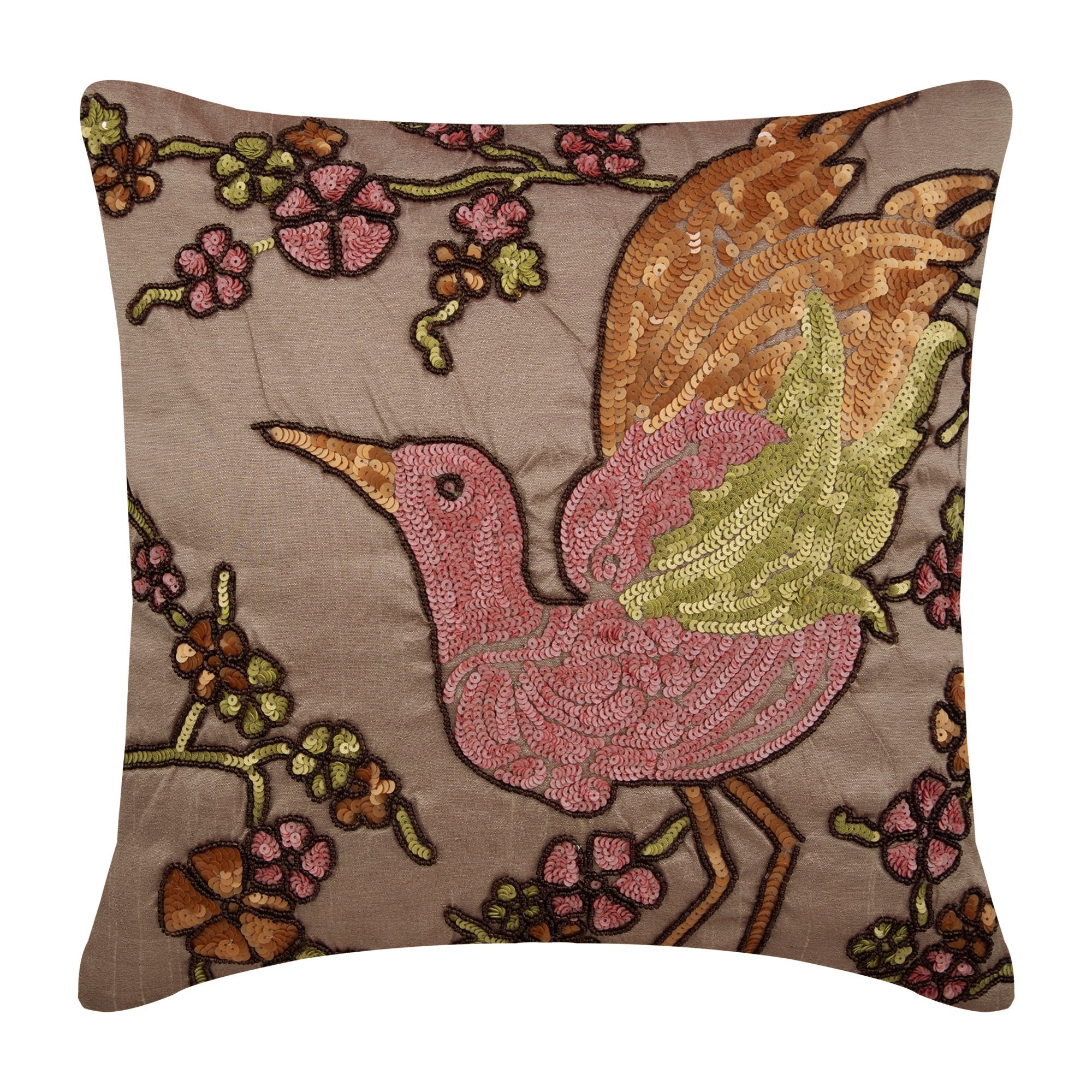 Colorful Birdy Euro Sham