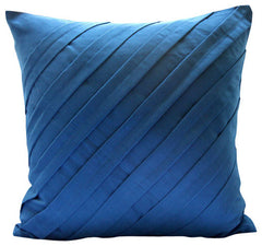 Contemporary Blue Pillow Cover