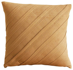 Contemporary Tan Pillow Cover