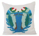 Crab Craze Pillow Cover