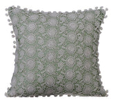 Crochet Rose Pillow Cover