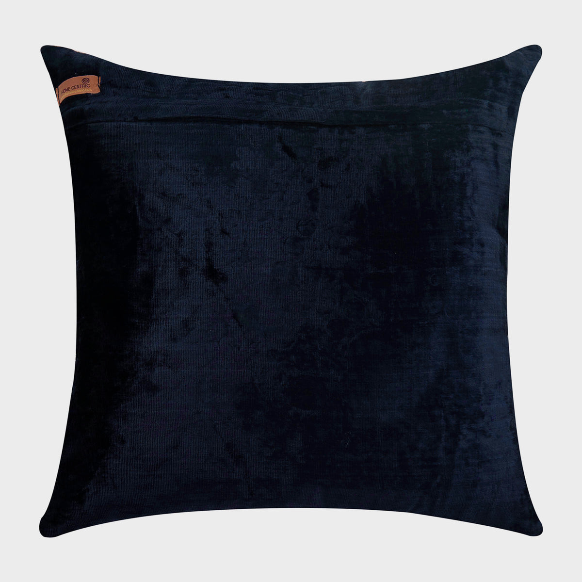 Navy Blue Velvet Throw Pillow Cover, Crystal Gush The HomeCentric