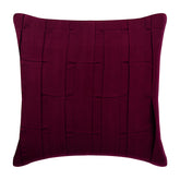 Deep Burgundy Love Tune Pillow Cover