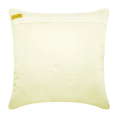Delicate Bloom - Ivory Satin Decorative Euro Sham