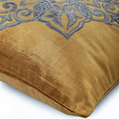Designzillas - Gold Velvet Decorative Euro Sham