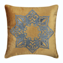 Designzillas - Gold Velvet Decorative Euro Sham