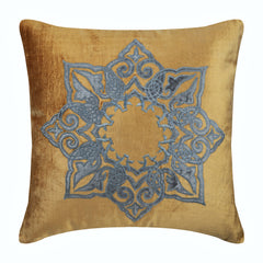 Designzillas - Gold Velvet Decorative Euro Sham