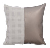 Dull Silver N Half Pillow Cover