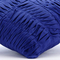 Electricity - Blue Cotton Linen Decorative Euro Sham