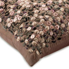 Fairy Land - Pink Art Silk Throw Pillow Cover