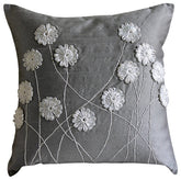 Floral Whispers Daisy Throw Pillow Cover