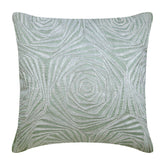 French Love - Light Blue Art Silk Decorative Euro Sham