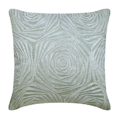 French Love - Light Blue Art Silk Decorative Euro Sham