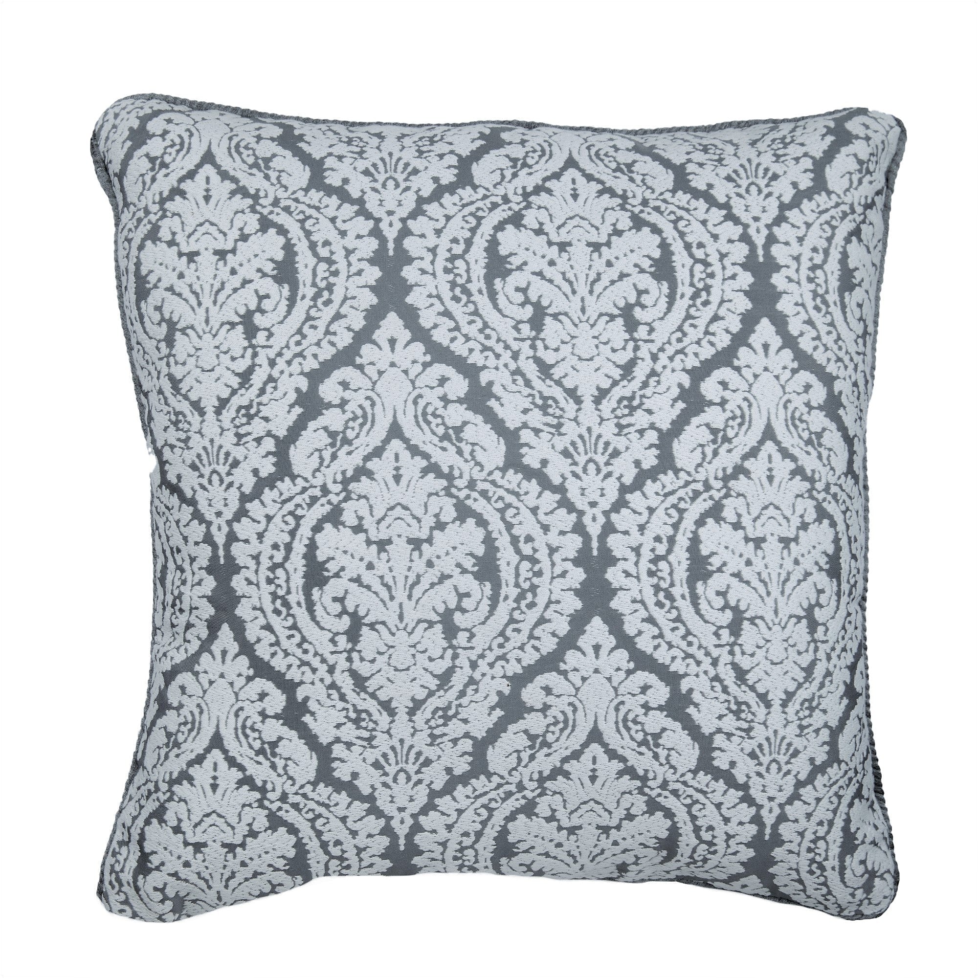 Frosted Damask Pillow Cover