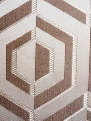 Future Trellis - Gray Jacquard Art Silk Throw Pillow Cover