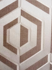 Future Trellis - Gray Jacquard Art Silk Decorative Euro Sham