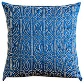 Geometric Royal Blue Pillow Cover