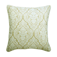 Glow Ivory Damask Pillow Cover