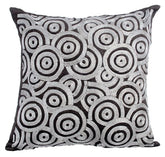 Go Silver Rings Pillow Cover