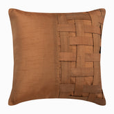 Gold Brown Bricks Pillow Cover