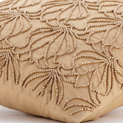 Gold Jardin - Gold Taffeta Decorative Euro Sham