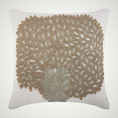 Gold Oak Tree Pillow Cover