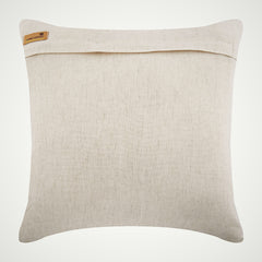 Gold Scaly Starfish - Natural Beige Cotton Linen Decorative Euro Sham