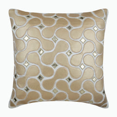 Gold Space - Gold Art Silk Decorative Euro Sham