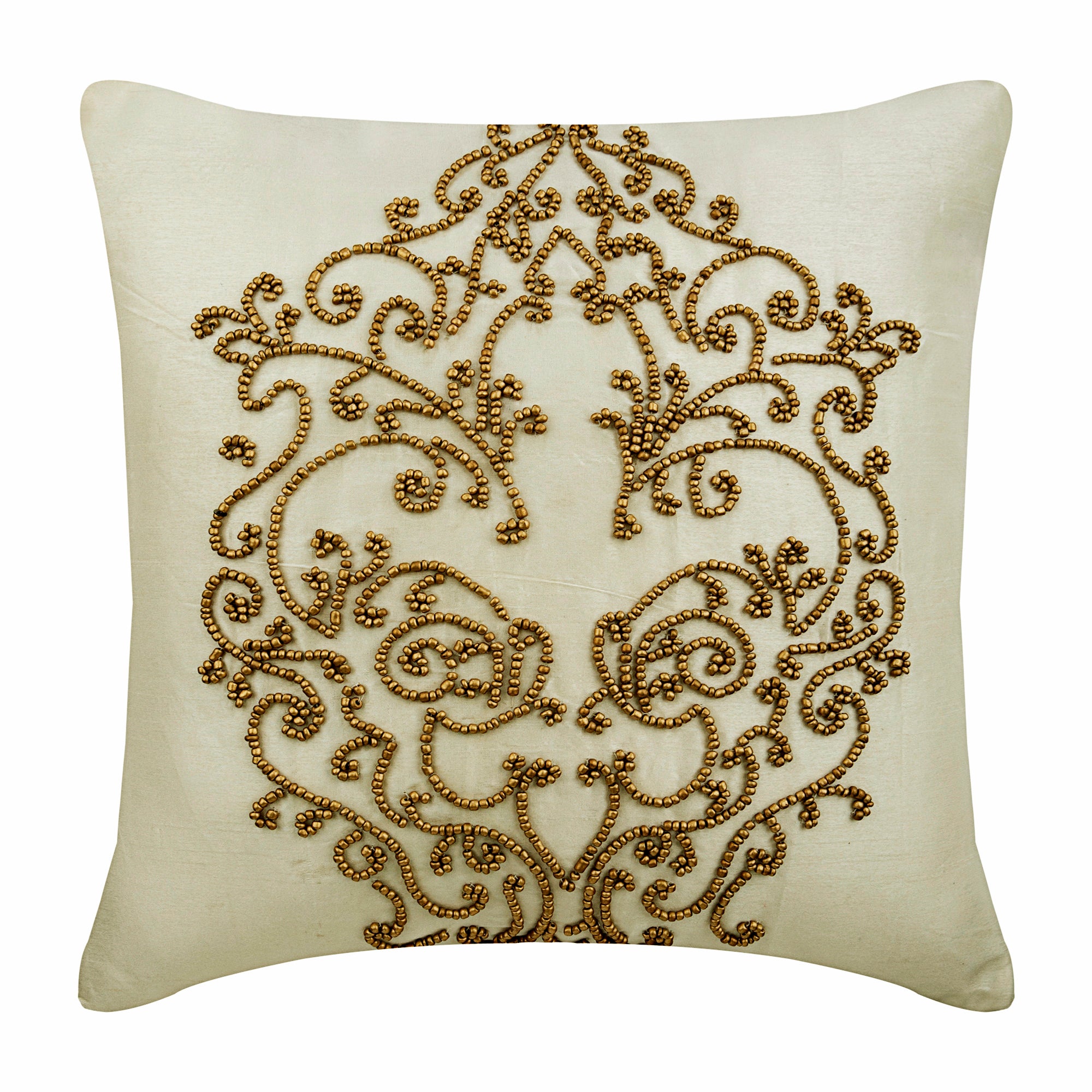 Gold Wedding Pillow Cover