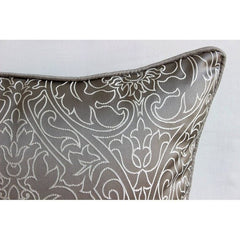 Gray Pearl - Gray Art Silk Throw Pillow Cover