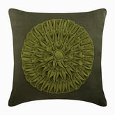 Green Dahlia Euro Sham