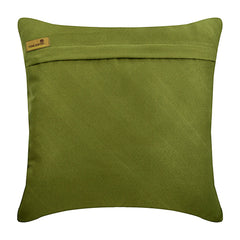 Green No Limits No Lines - Green Suede Decorative Euro Sham