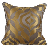 Grey Gold Luxury Pillow Cover