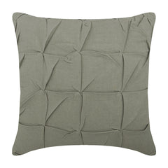 Grey Linen Texture Pillow Cover