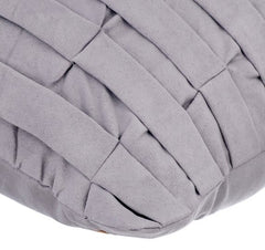 Grey Love Tune - Gray Suede Throw Pillow Cover