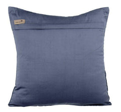 Grey Ripples - Gray Taffeta Decorative Euro Sham